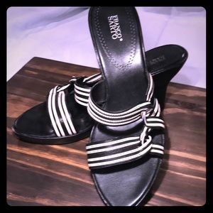 Franco Sarto Wedges. Twist detail 8.5